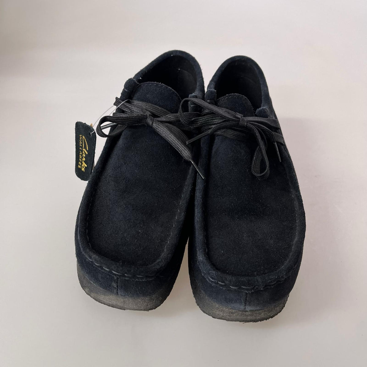 スニーカー clarks wallabee 2 wp 黒 26.5cm ブラック