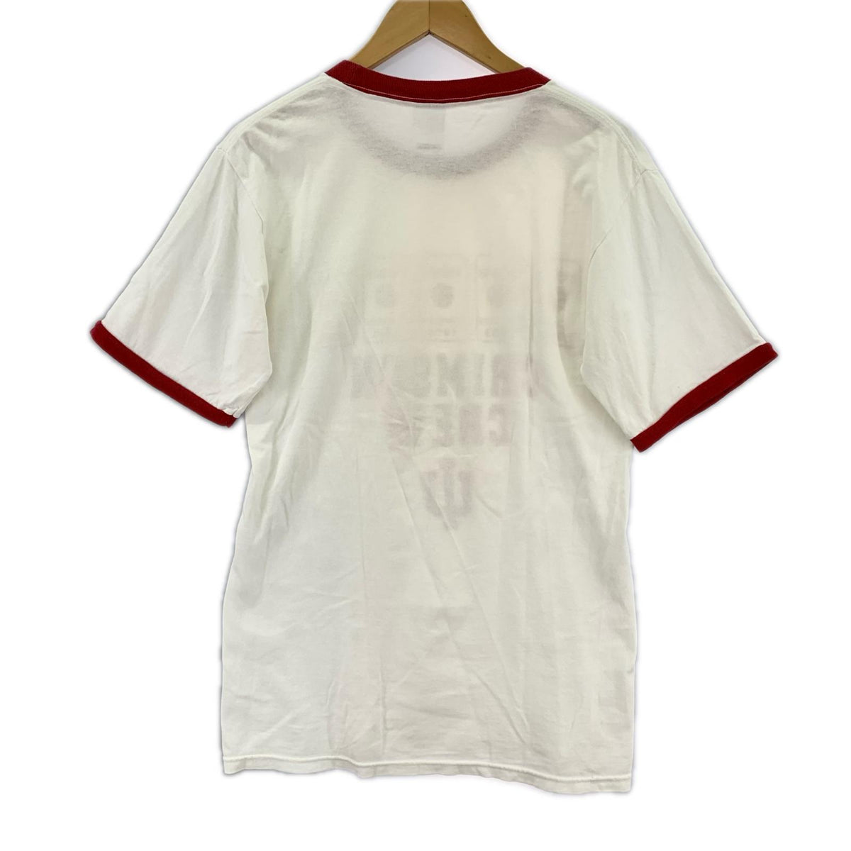 半袖Tシャツ DELTA 2枚タグ リンガーTEE(S) S ホワイト