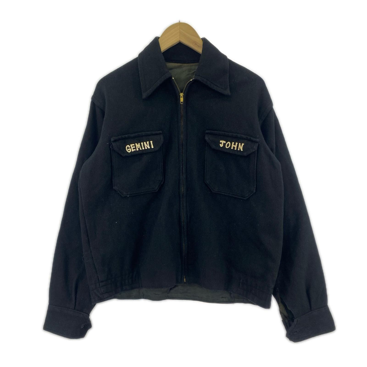 ジャケット U.S.NAVY 70s ツアージャケット 黒 ブラック