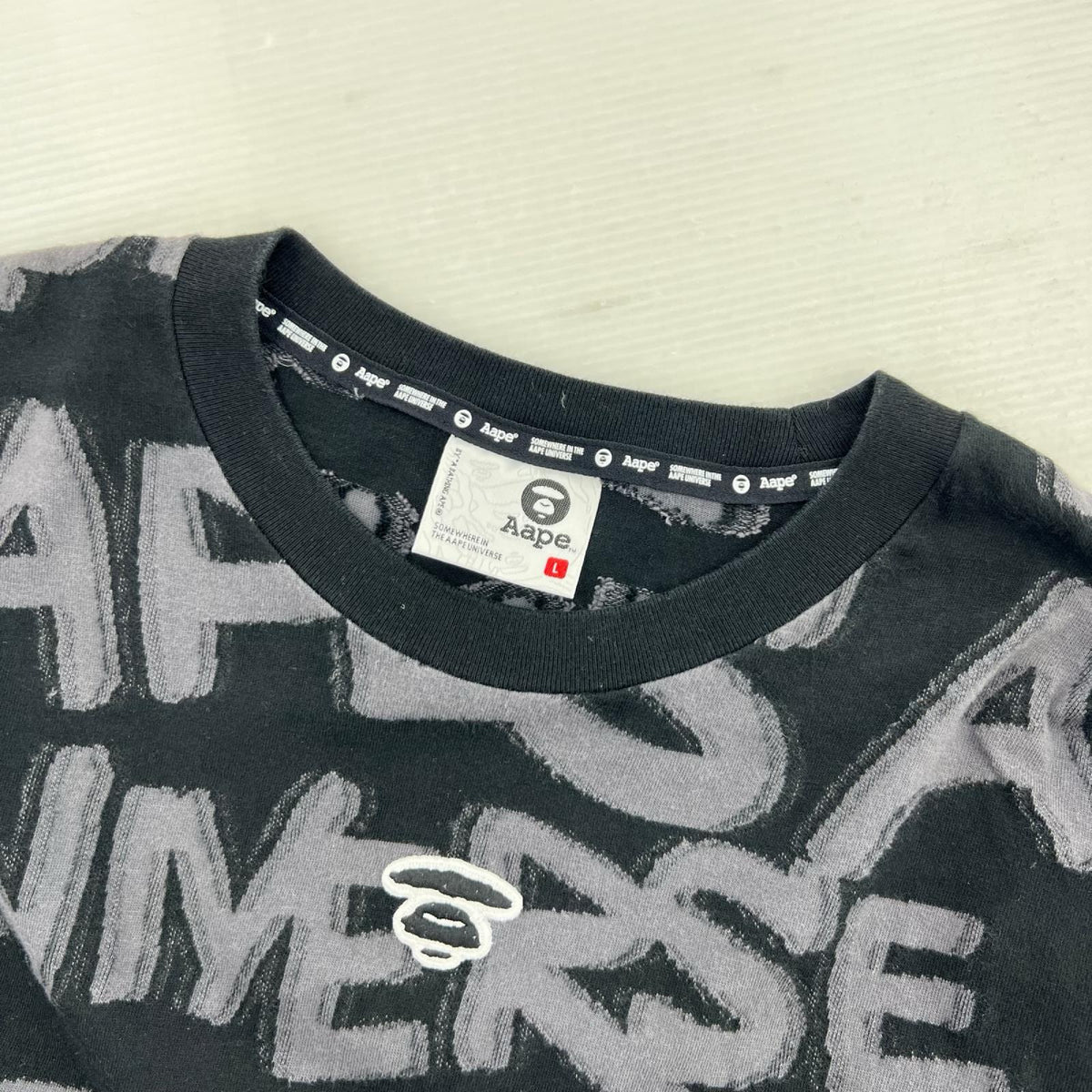 半袖Tシャツ AAPE 黒 (L) L ブラック