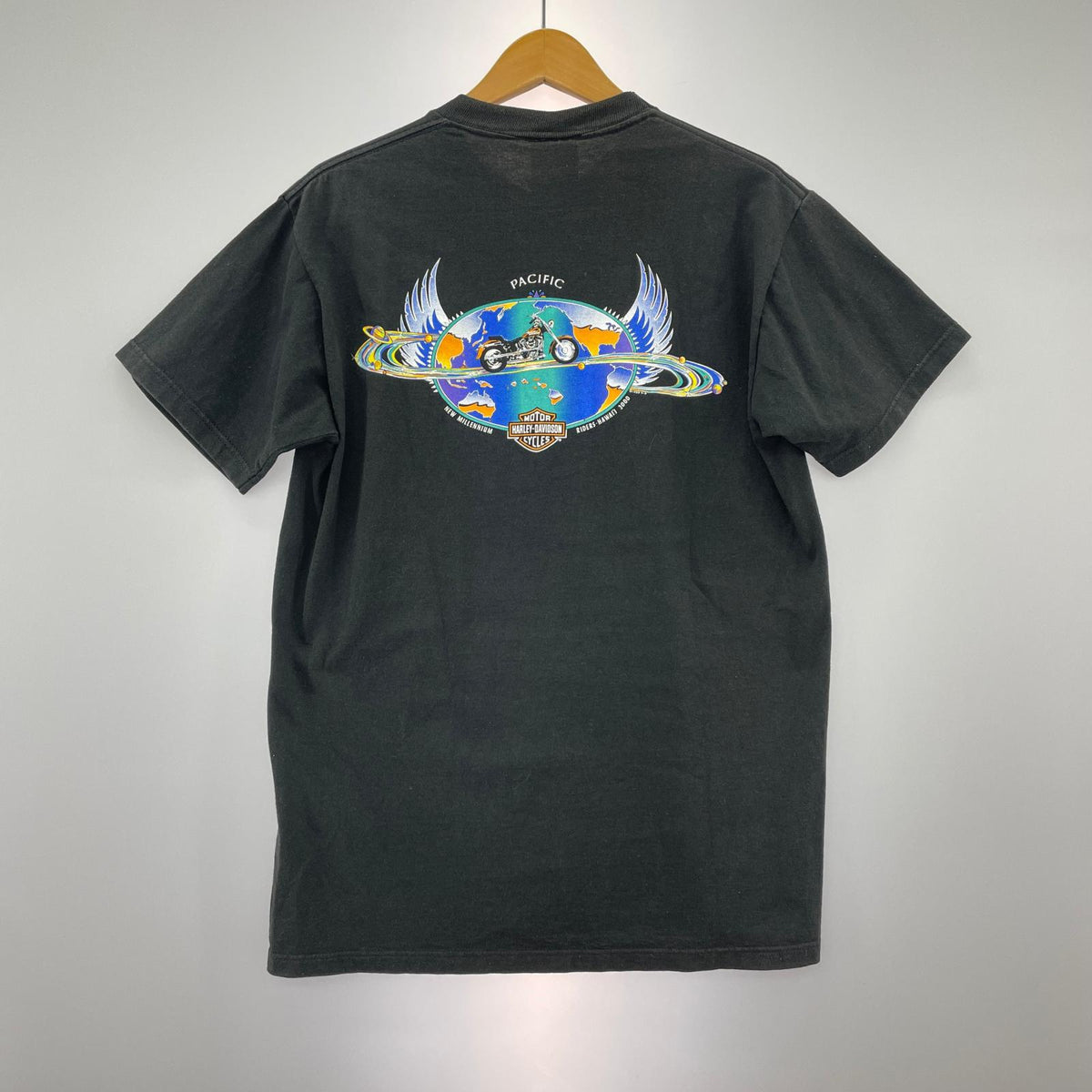 半袖Tシャツ HAWAII プリント M ブラック