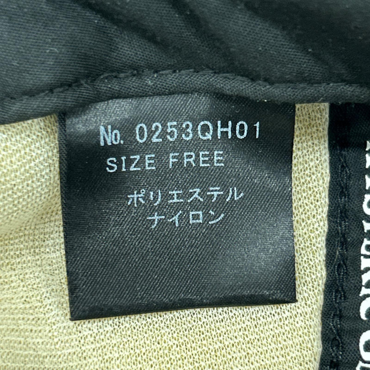 キャップ メッシュ ブラック