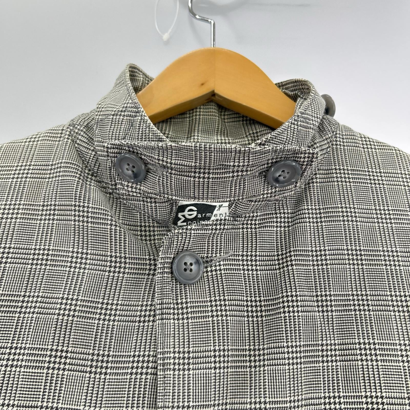 ジャケット グレンチェック ノーフォーク ジャケット XS グレー