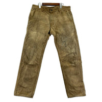 パンツ RAILCAR FINEGOODS ダックパンツ w35 36 ブラウン