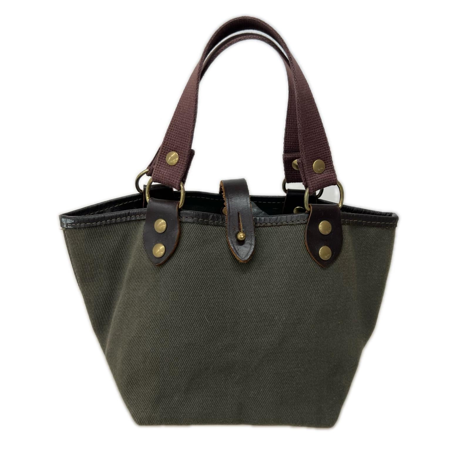 ハンドバッグ quality gunslips キャンバス カーキ カーキ