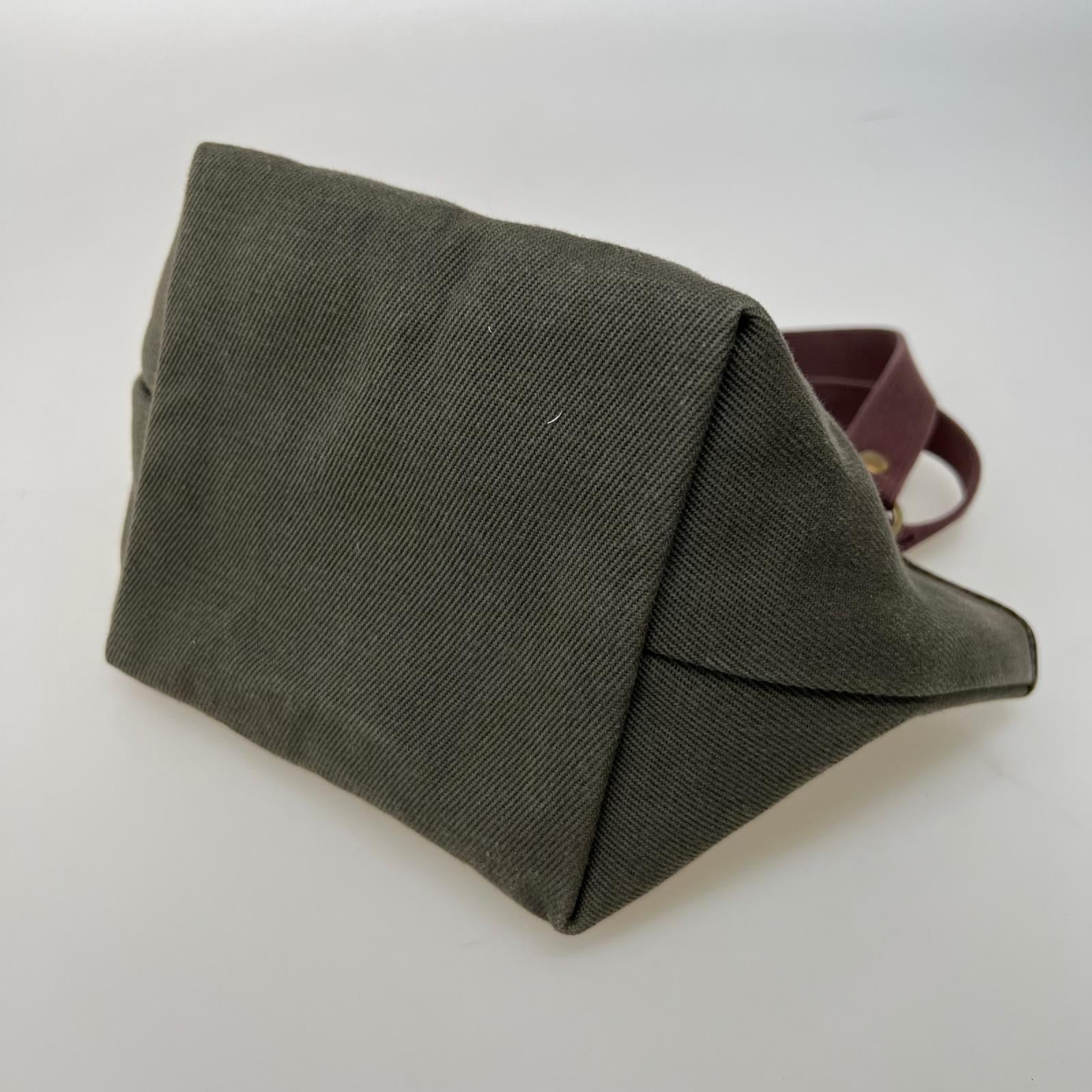 ハンドバッグ quality gunslips キャンバス カーキ カーキ