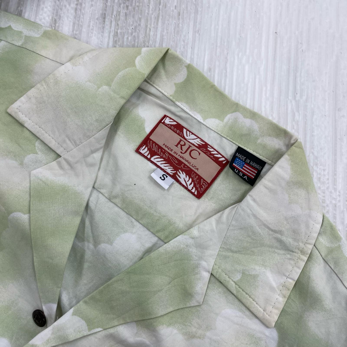 半袖シャツ 90s RJC Aloha Shirt S 総柄 USA製 S