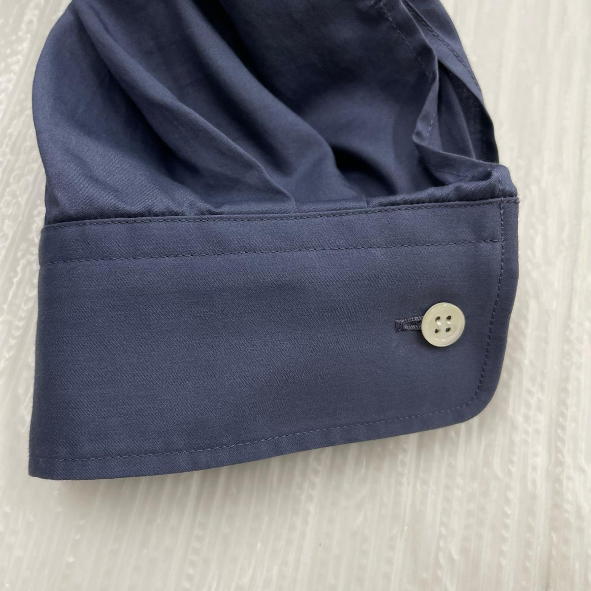 長袖シャツ SLIT BAND COLLAR SHIRT (00) GL233-50294 ブルー