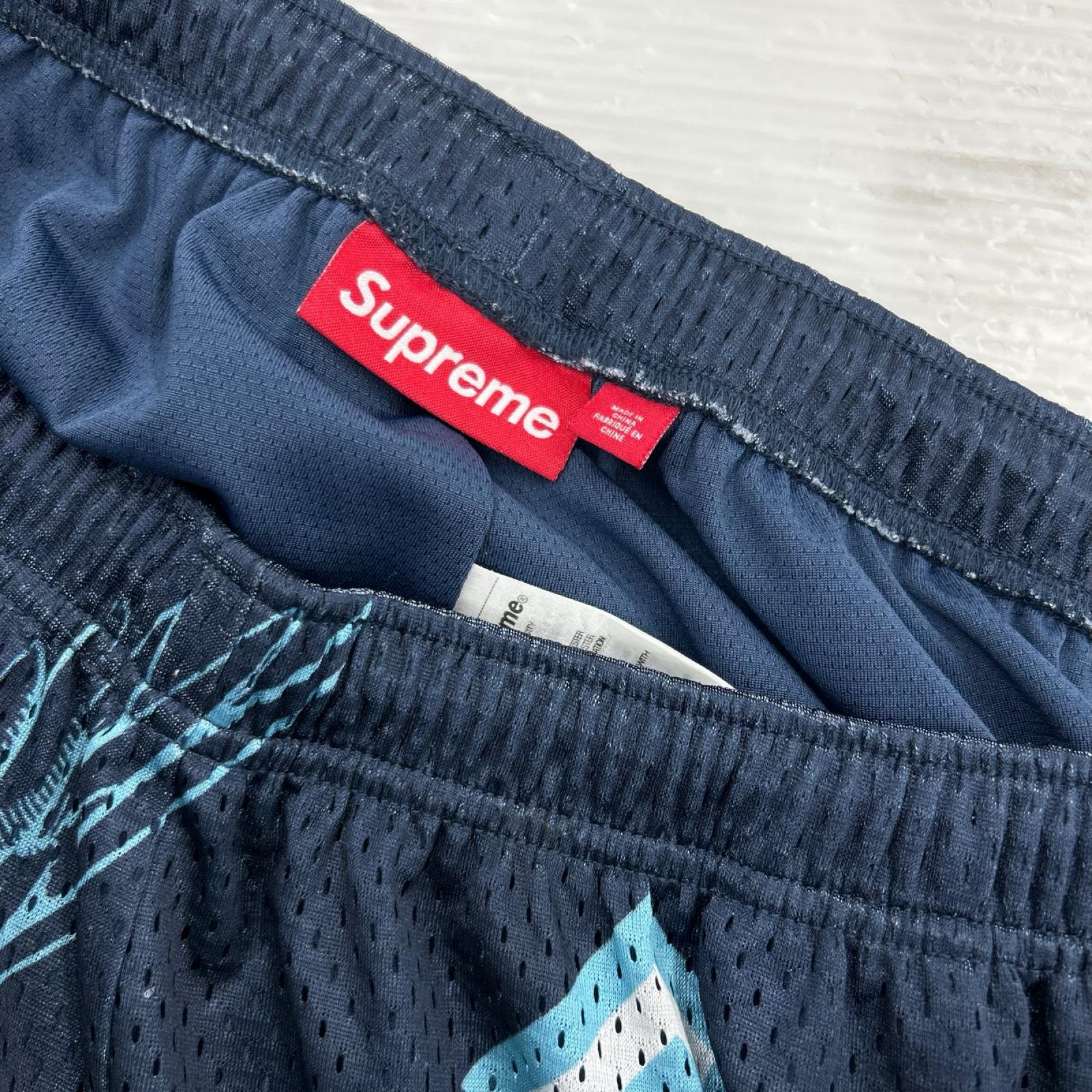 ショートパンツ 25ss VARSITY MESH SHORTS L L ネイビー