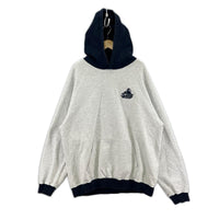 パーカー ツートン(XL)グレー×ネイビー