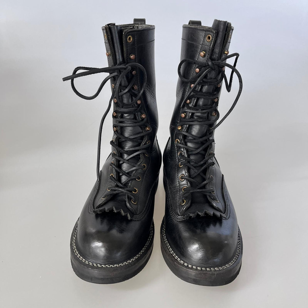 ブーツ NICK'S 13ホール FIRE TROOPER BOOTS 黒 10E ブラック