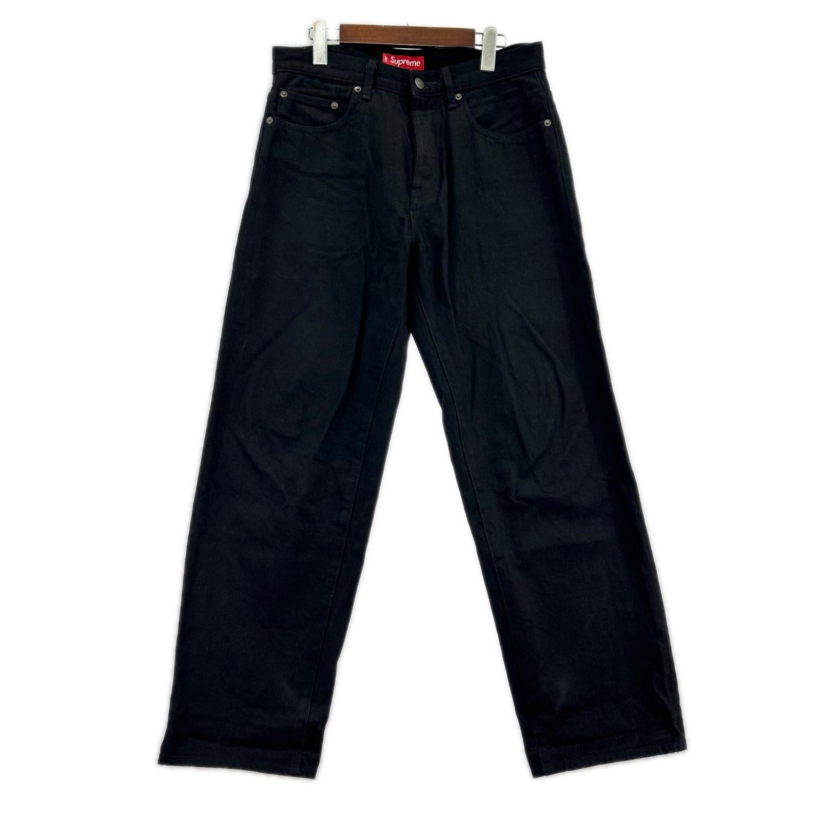 パンツ Rigid Loose Fit Selvedge Jean BLK (30) 30 ブラック