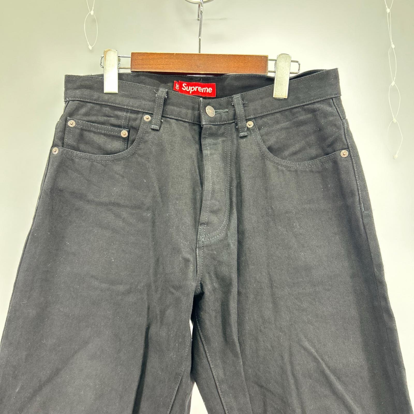 パンツ Rigid Loose Fit Selvedge Jean BLK (30) 30 ブラック