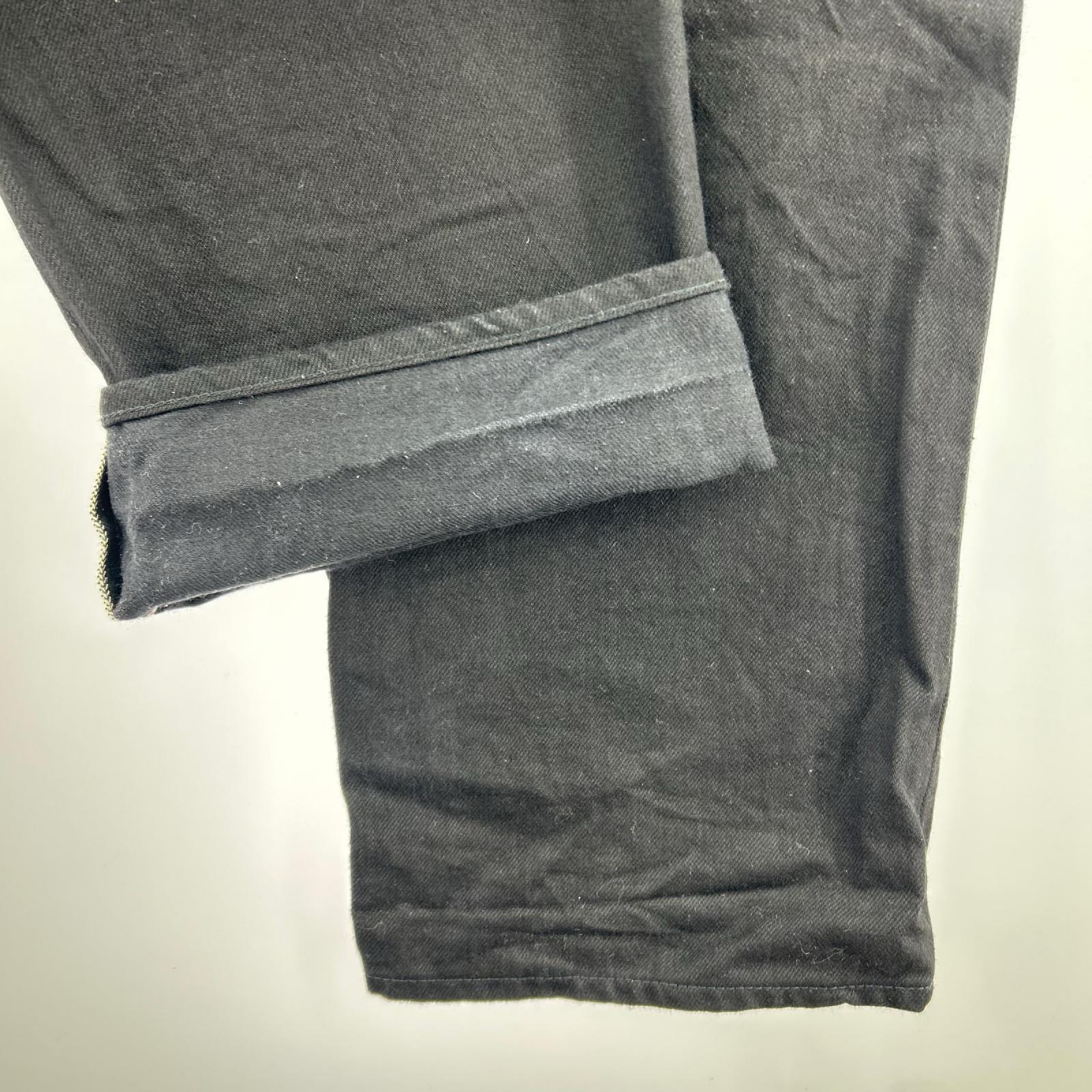 パンツ Rigid Loose Fit Selvedge Jean BLK (30) 30 ブラック