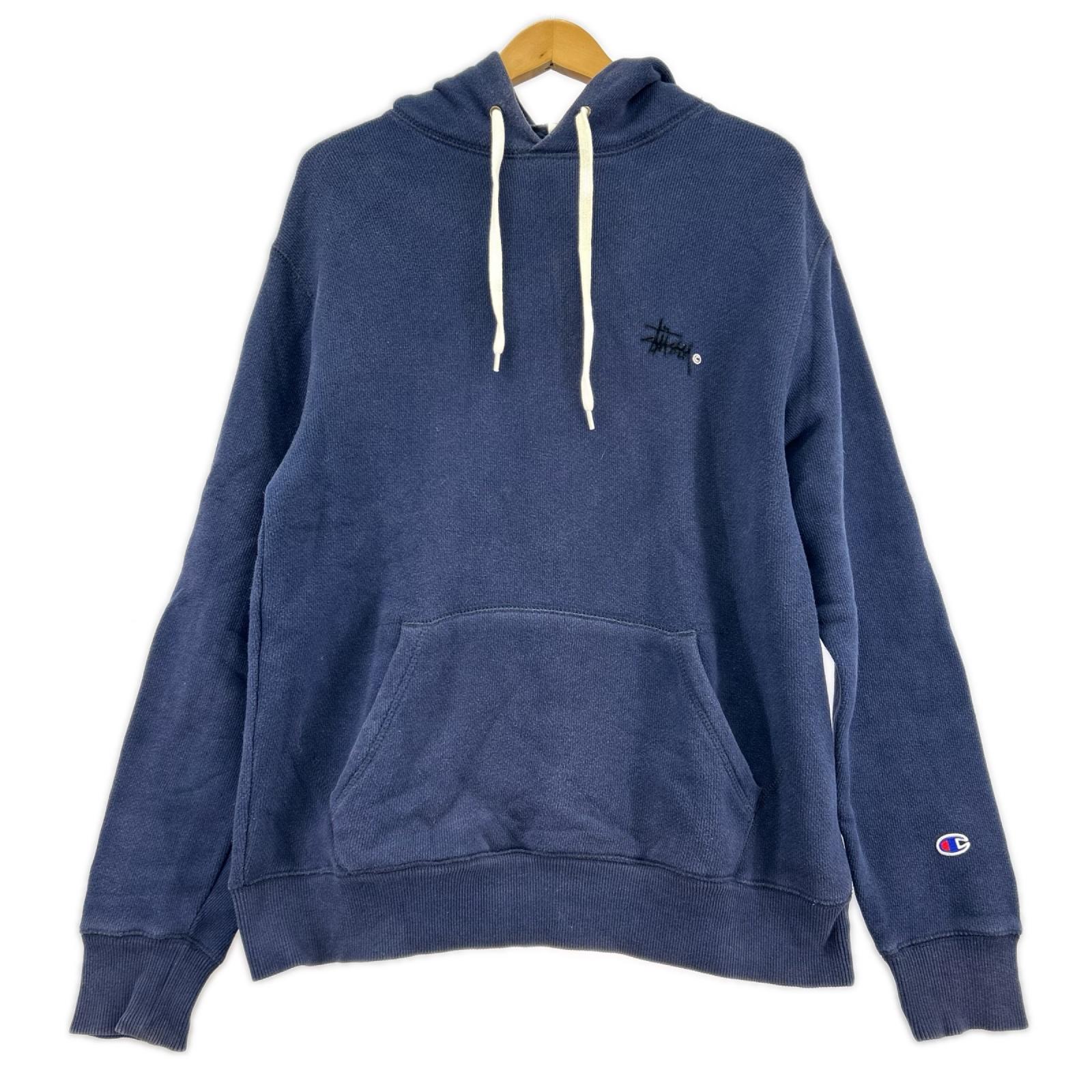 パーカー × Champion ネイビー (L) L ネイビー