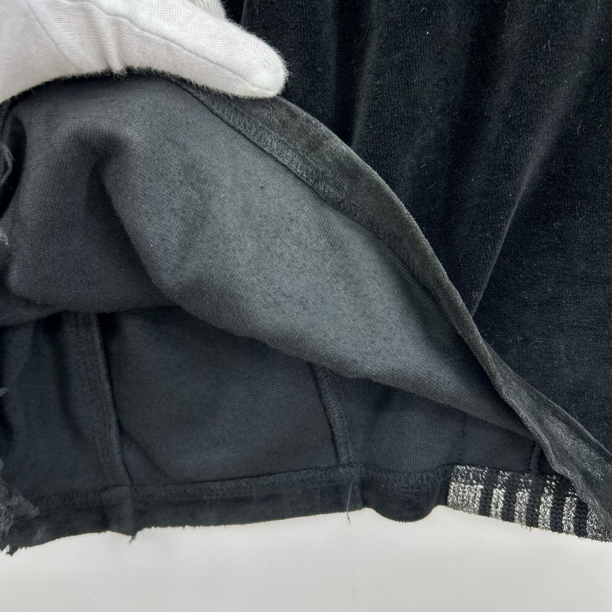 パンツ ×LHP/ベロア 別注 H.D.Pants/ブラック M ブラック