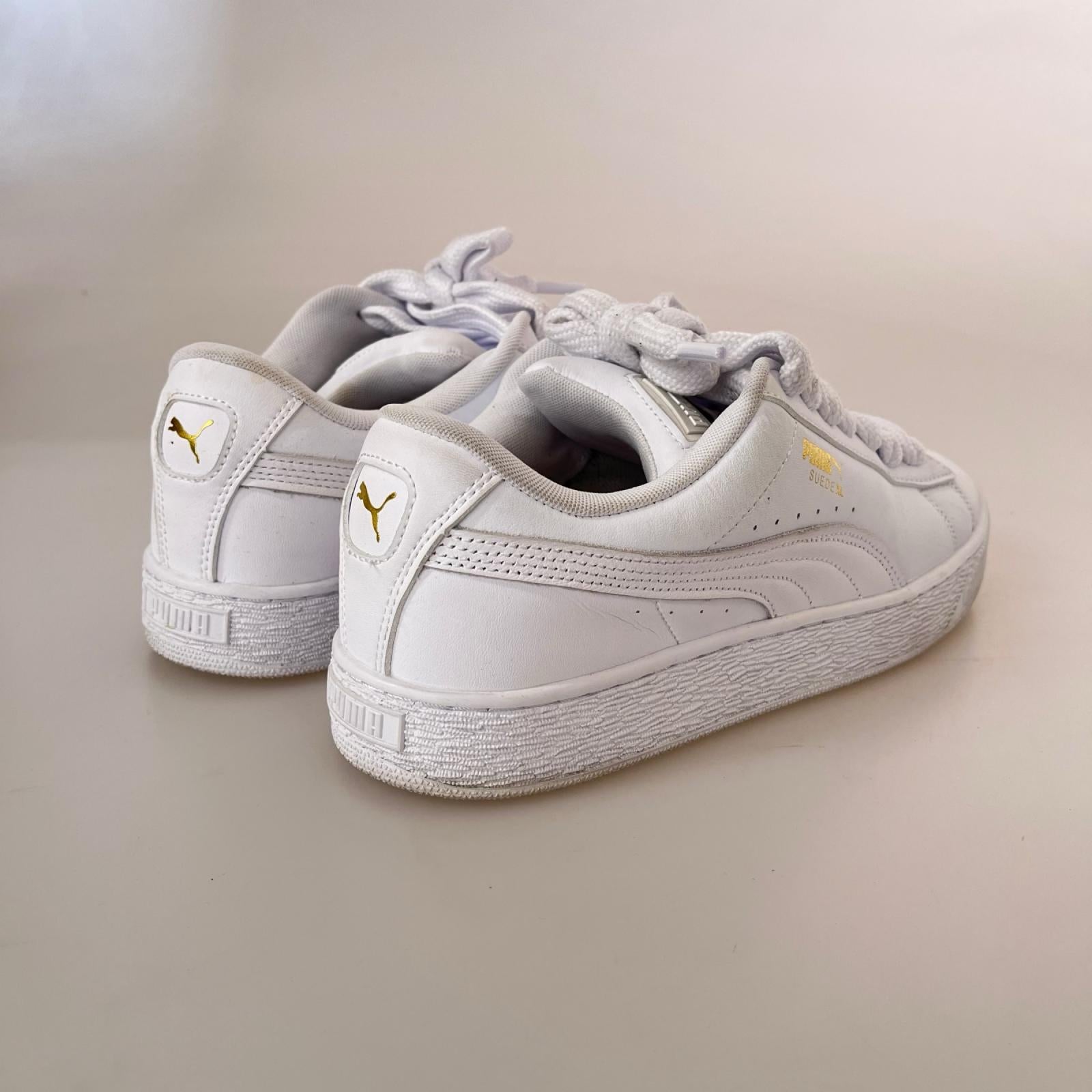 スニーカー Suede XL Leather White 27.5cm (US9 1/2 UK9 EU45) ホワイト