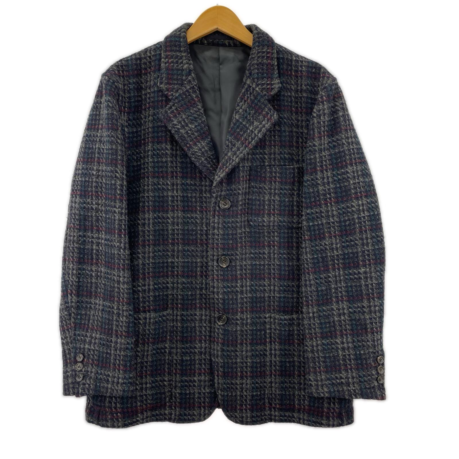 ジャケット HOMME ウールテーラード S S ブラック