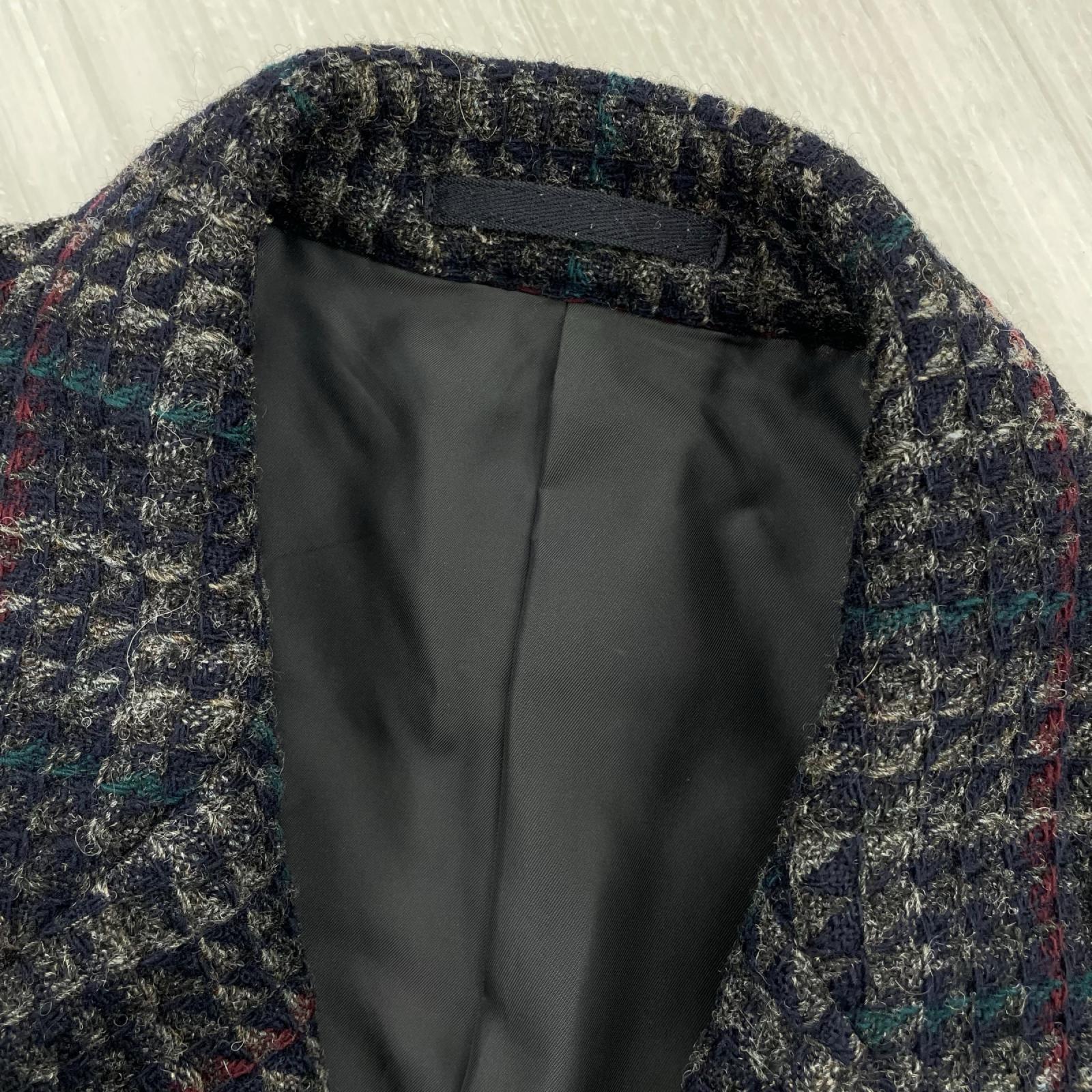 ジャケット HOMME ウールテーラード S S ブラック