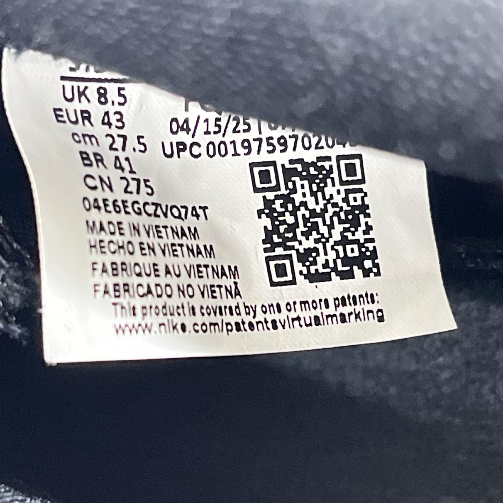 スニーカー JORDAN SPIZKE LOW FQ1759-001 27.5cm 27.5cm (US9 1/2 UK9 EU45) ブラック