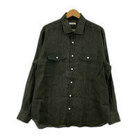 長袖シャツ ARCODIO リネン グレー LL