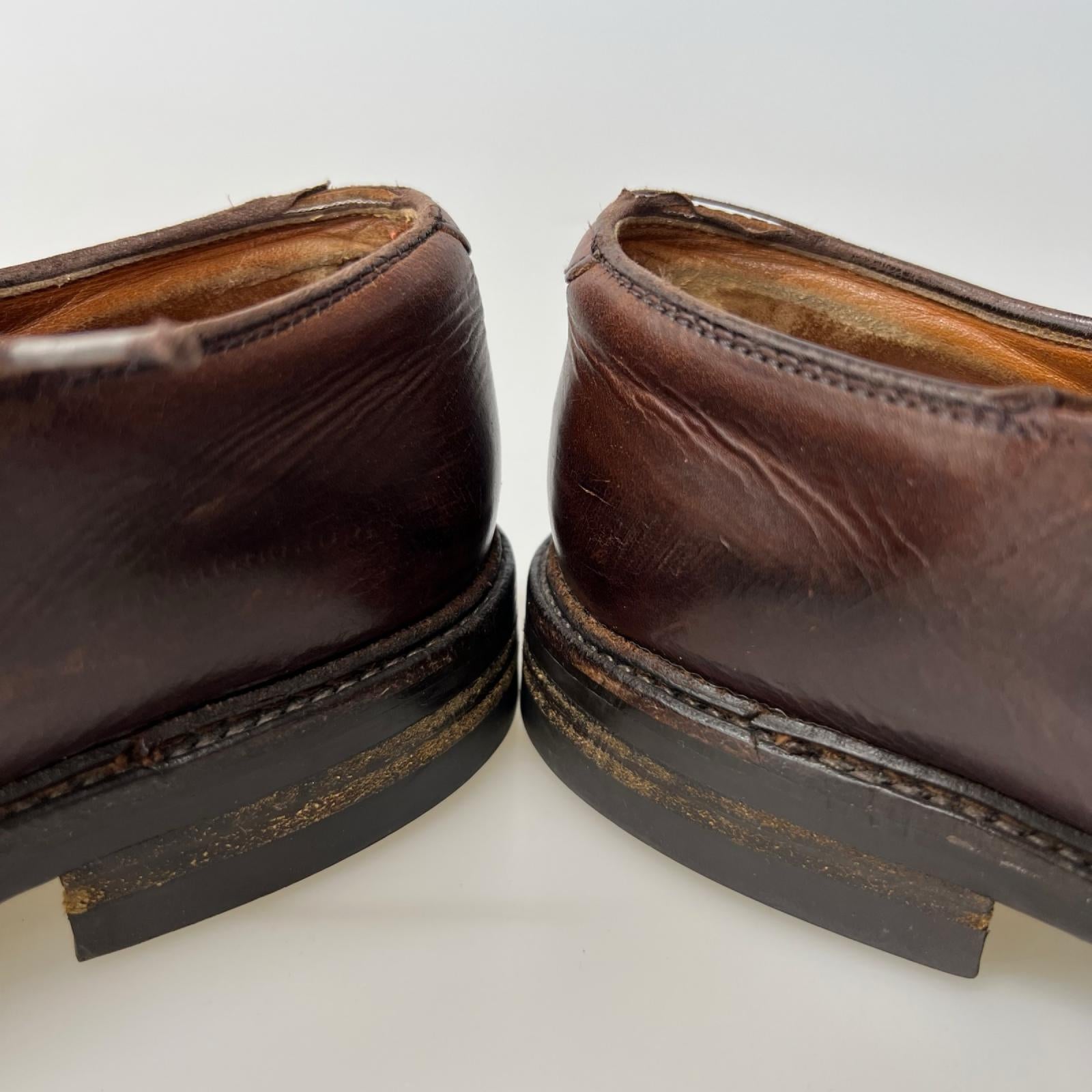 シューズ CORDOVAN PLANE TOE