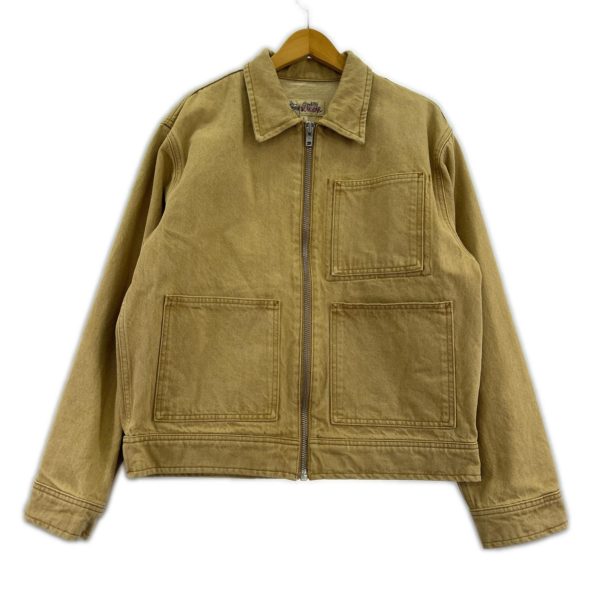 ジャケット 24SS Denim Zip Work Jacket サンドベージュ S ベージュ