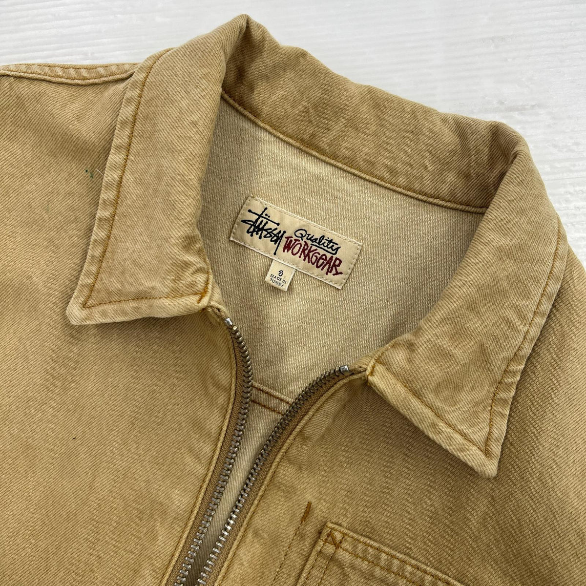 ジャケット 24SS Denim Zip Work Jacket サンドベージュ S ベージュ