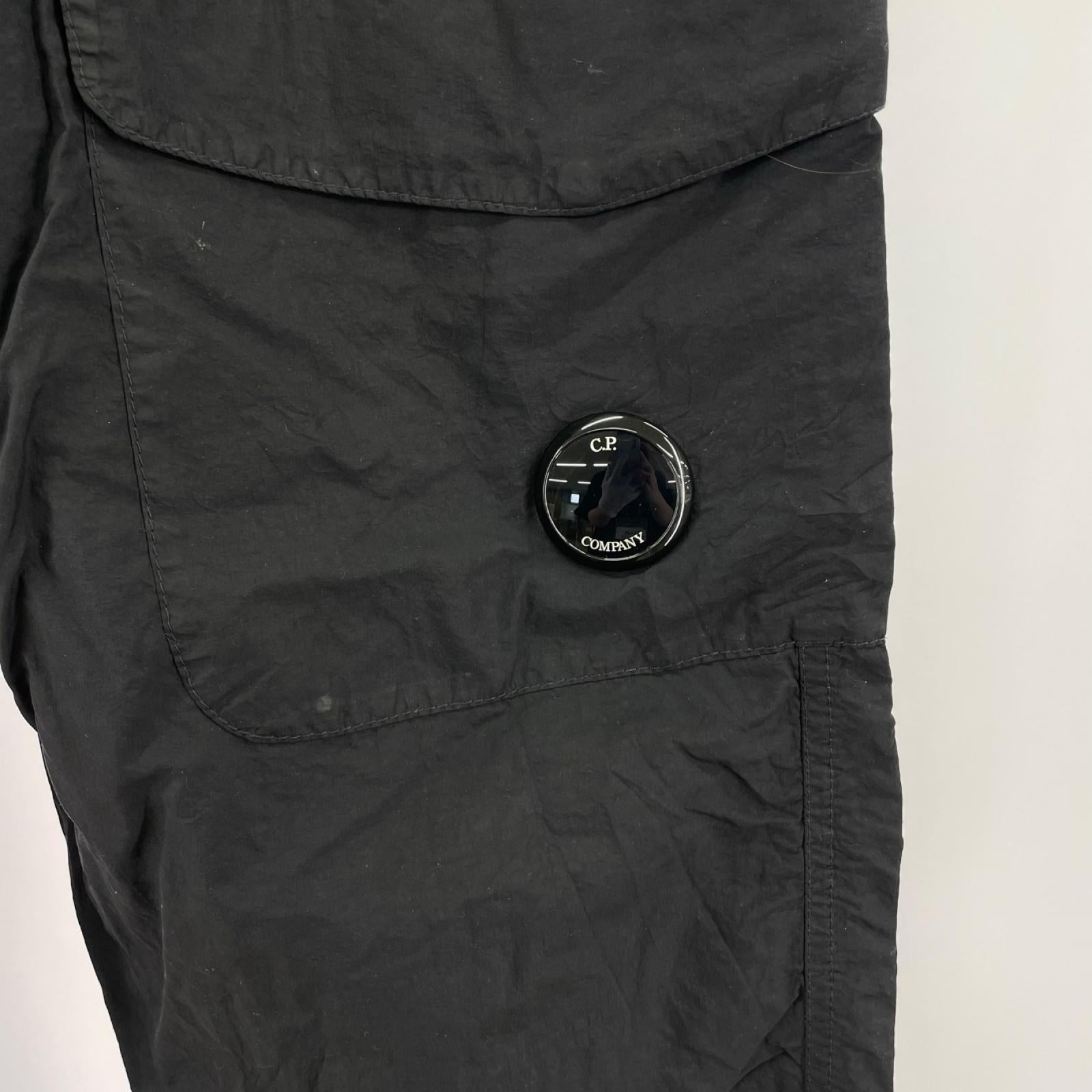 パンツ C.P.Company CARGO PANT IN FLATT NYLON 46 ブラック