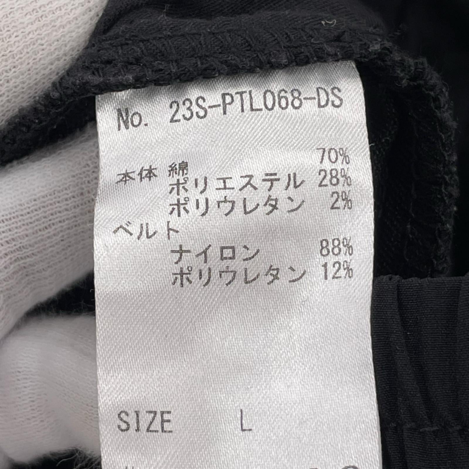 パンツ サイドジップ 黒 (32) 32 ブラック