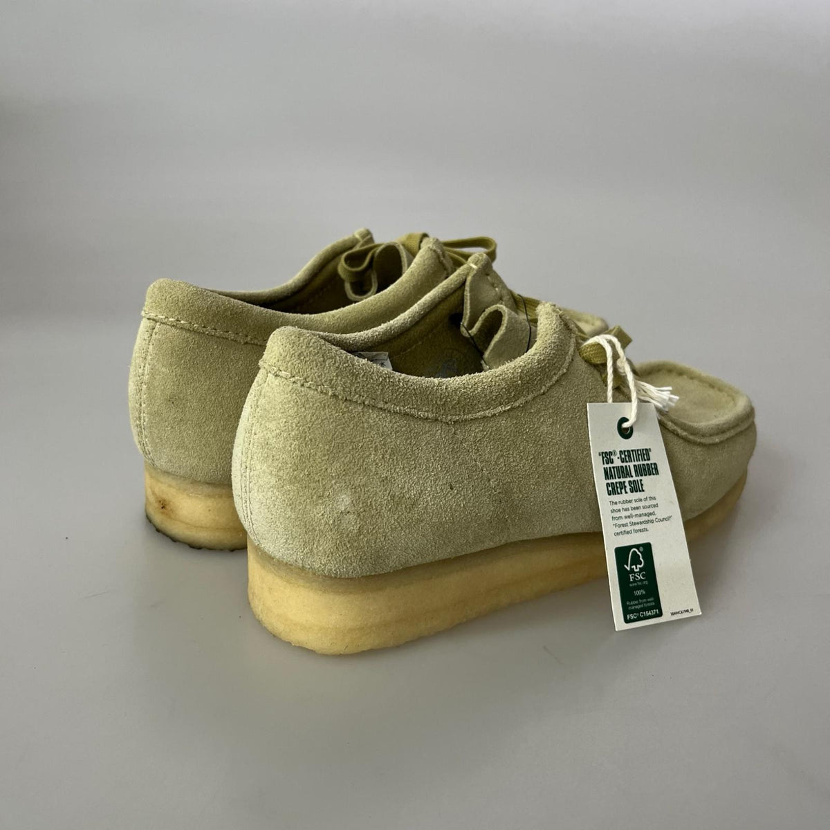 シューズ Wallabee 25.5CM ベージュ