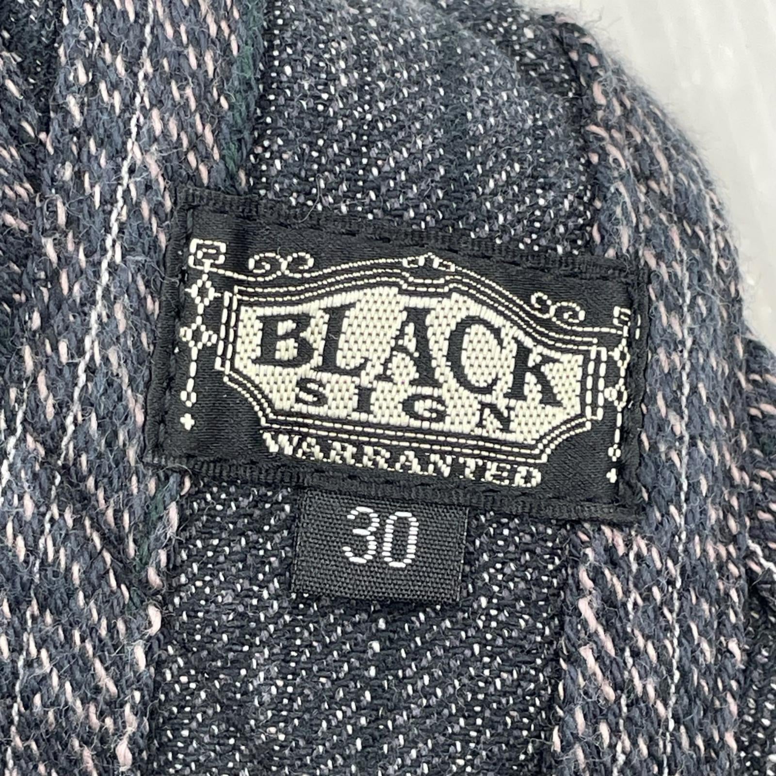 オーバーオール 30 ブラック
