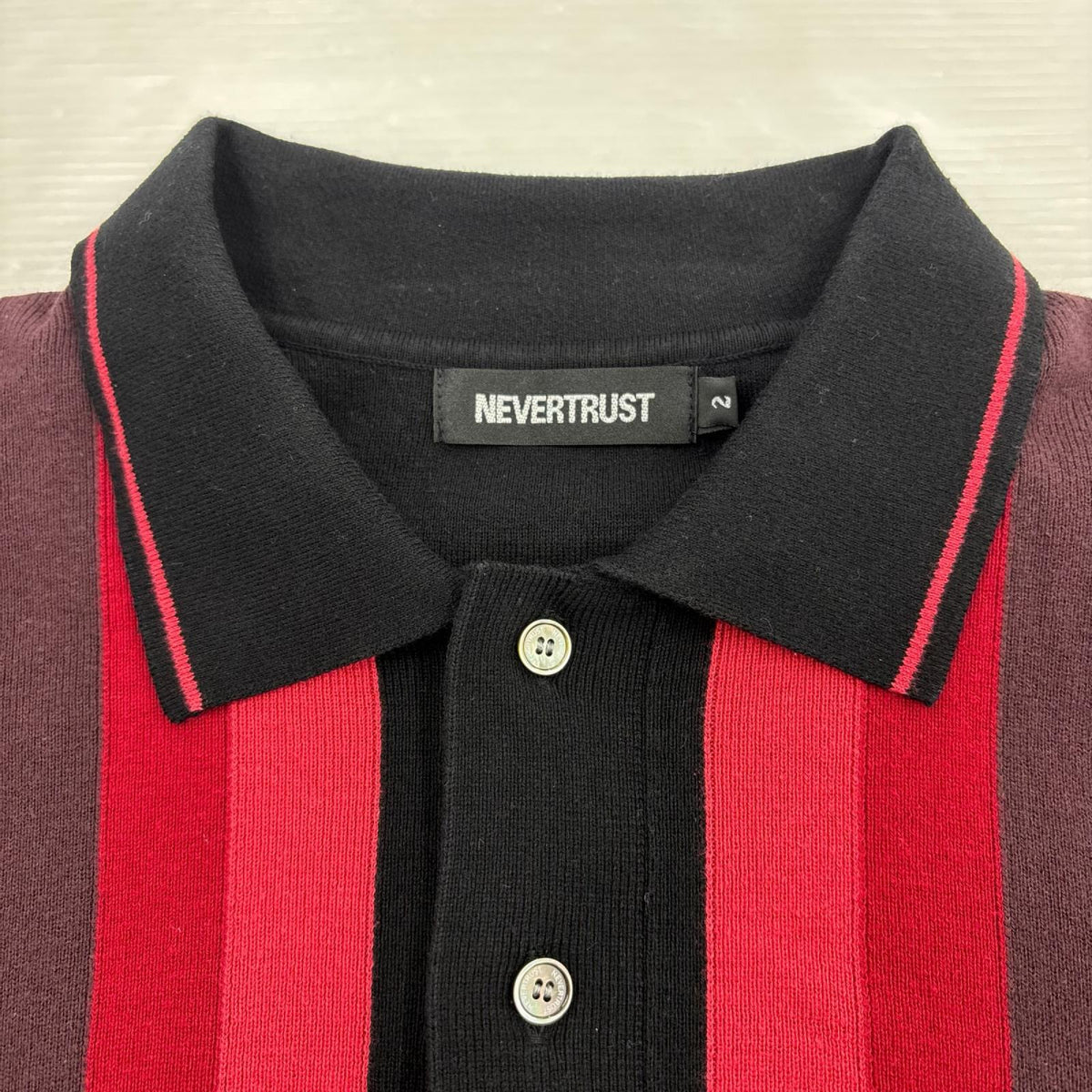 ポロシャツ NEVERTRUST ストライプ 2