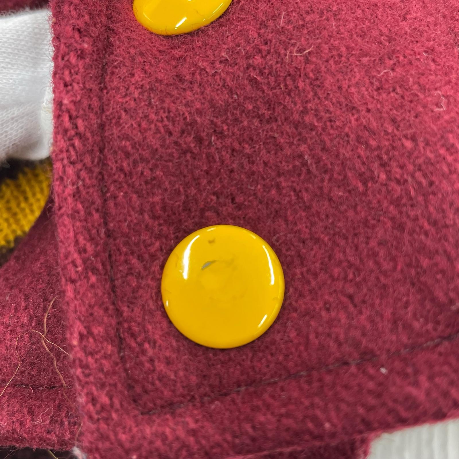 ジャケット GOLDEN BEAR レザースタジャン 赤
