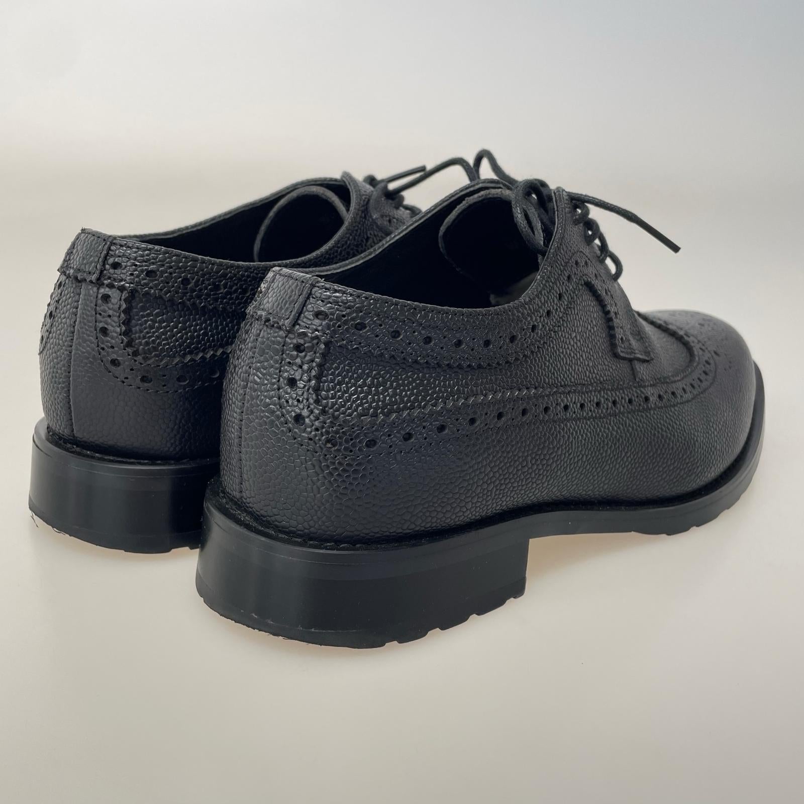 シューズ London Shoe Make オックスフォード ウイングチップ 黒 ブラック