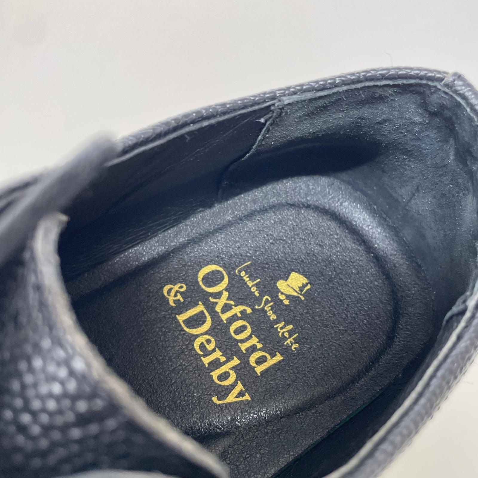 シューズ London Shoe Make オックスフォード ウイングチップ 黒 ブラック