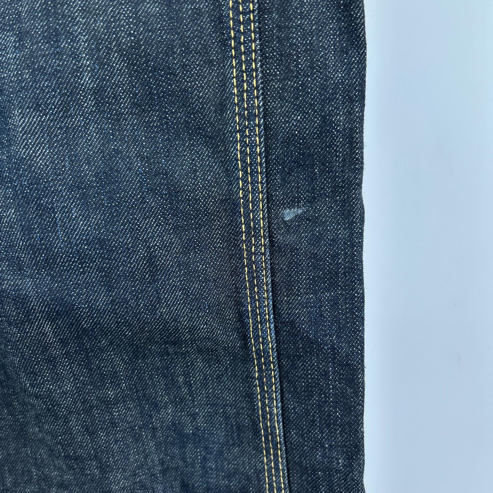 デニムパンツ ×Levi's 503 再構築デニムペインターパンツ (W40) L ネイビー