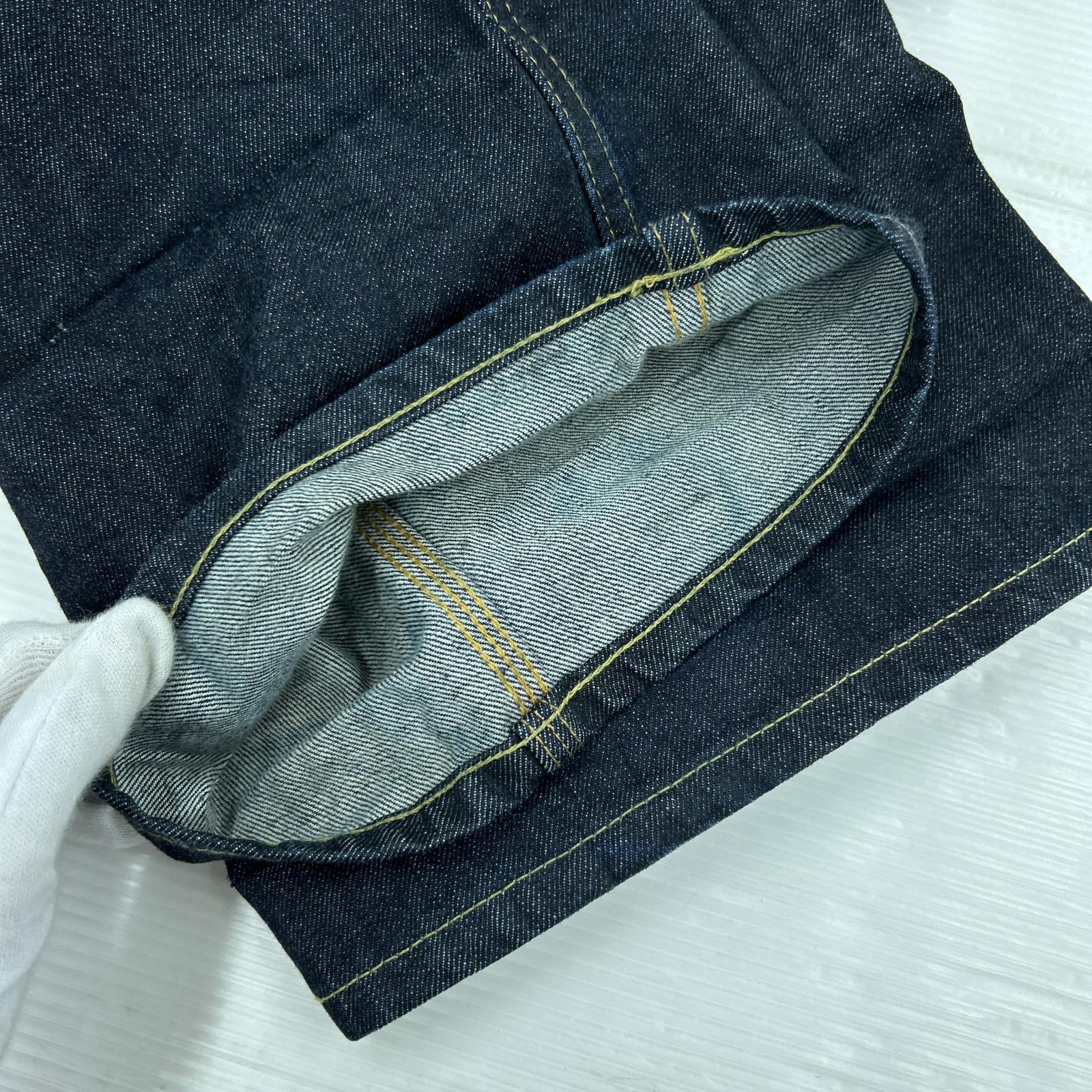 デニムパンツ ×Levi's 503 再構築デニムペインターパンツ (W40) L ネイビー