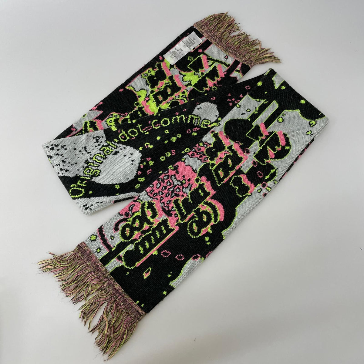 その他アクセサリー JACQUARD KNIT SOCCER SCARF マルチカラー