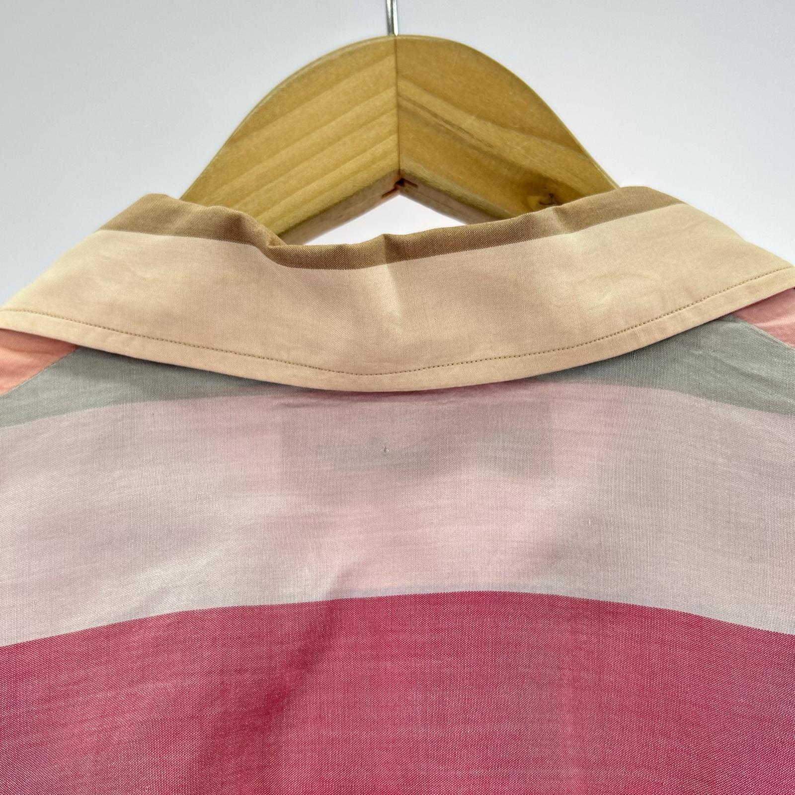 半袖シャツ 50s-60s頃 Oleg Cassini ループカラー シルクシャツ (S) S マルチカラー