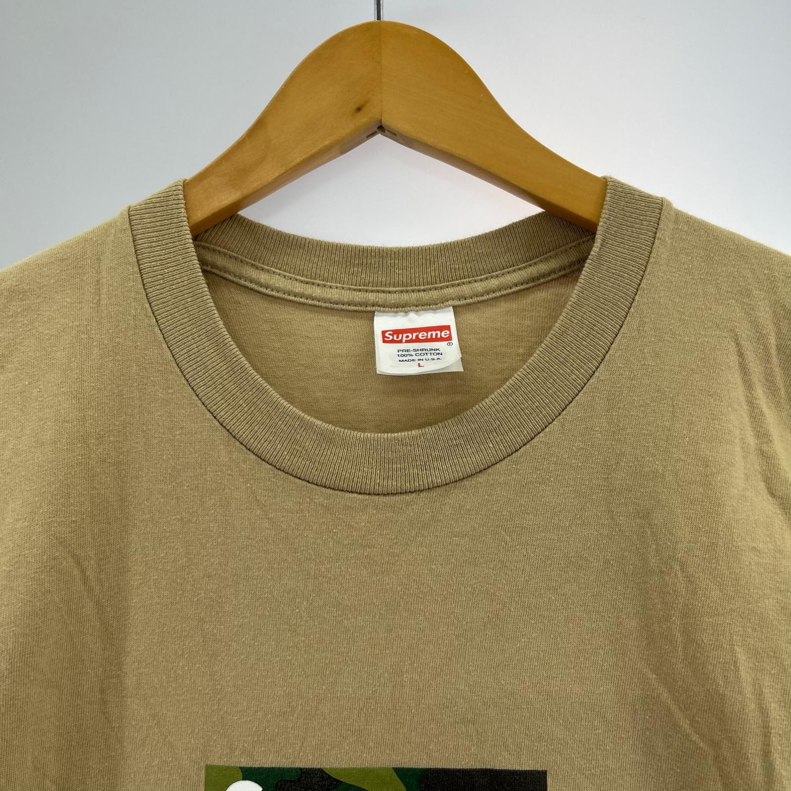 半袖Tシャツ 23AW BOX LOGO TEE L ベージュ