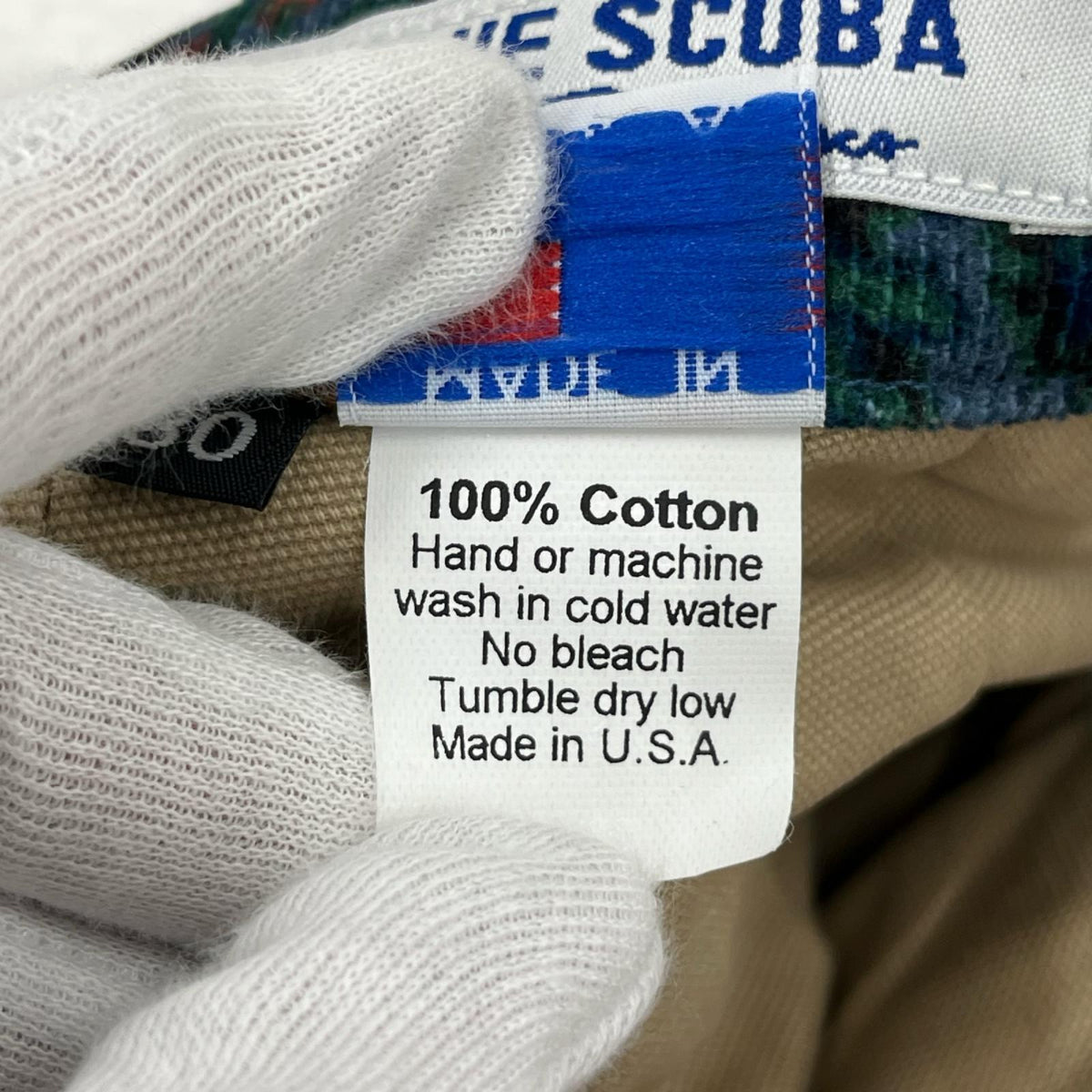 パンツ USA製 BLUE SCUBA カーゴパンツ ペイズリー (30) 30 マルチカラー