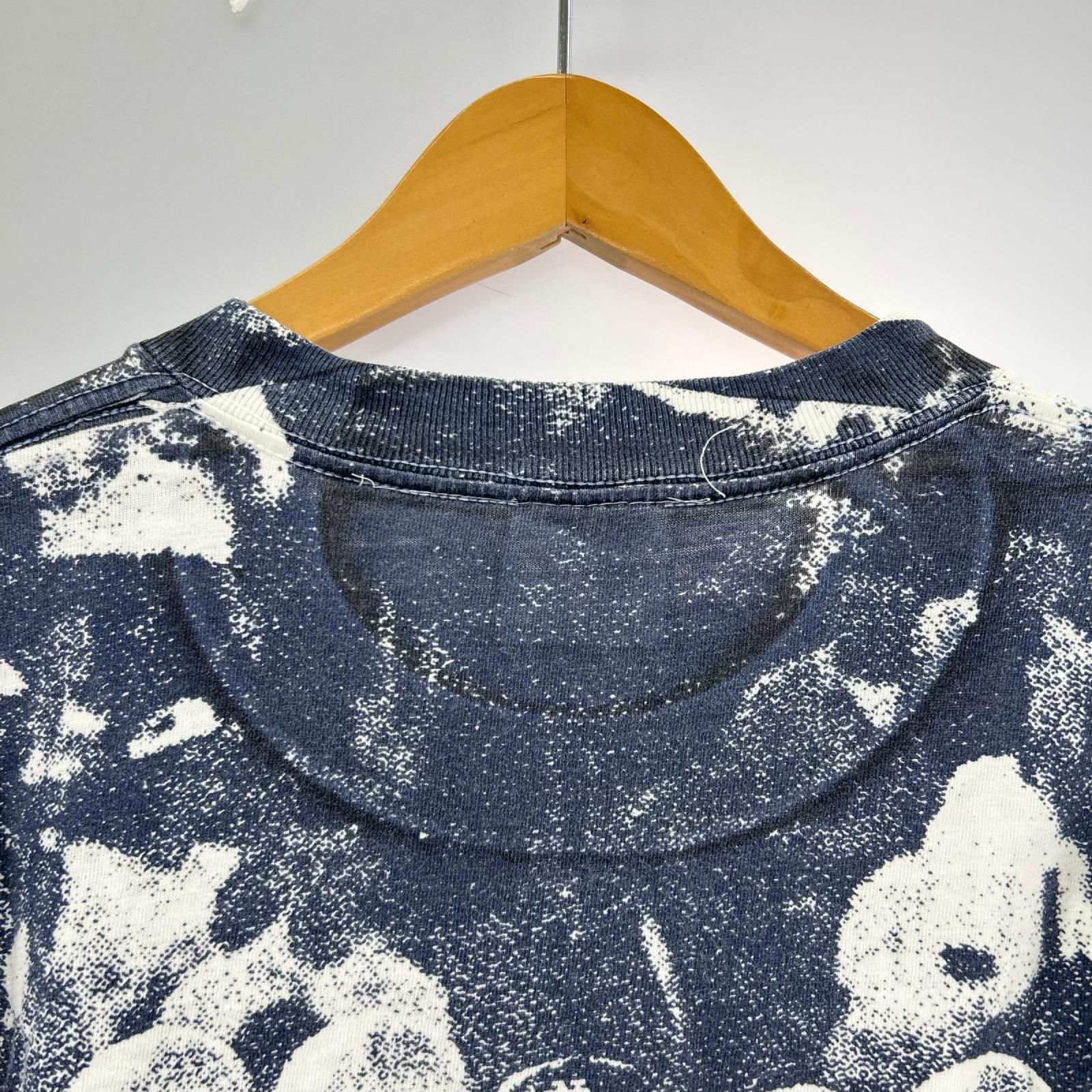 半袖Tシャツ 80s ノートルダム大学 フォトプリントTee (L) L ネイビー