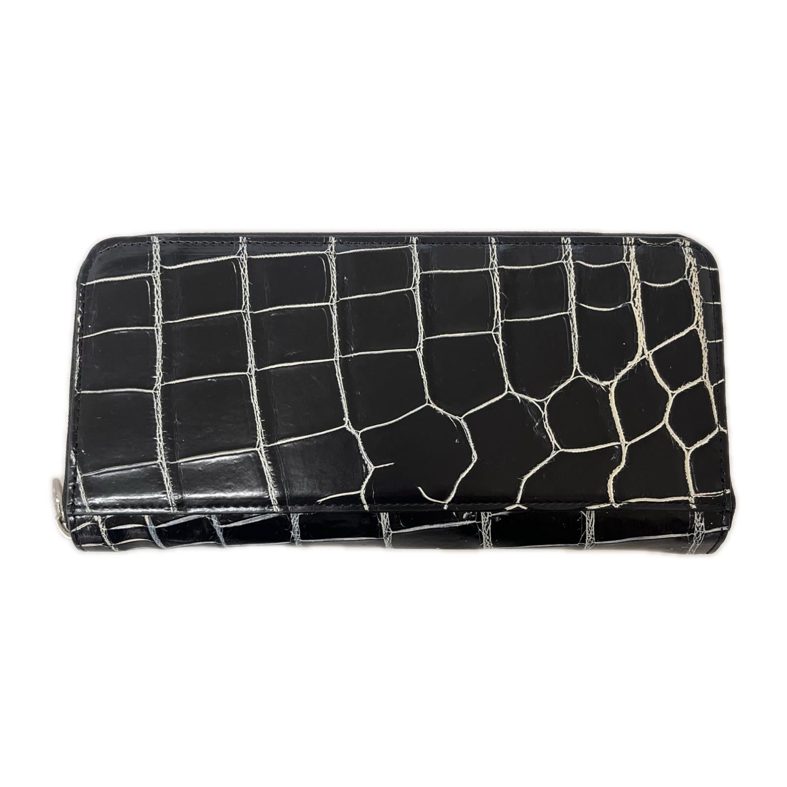長財布 Stlye Croco クロコ 黒 ブラック