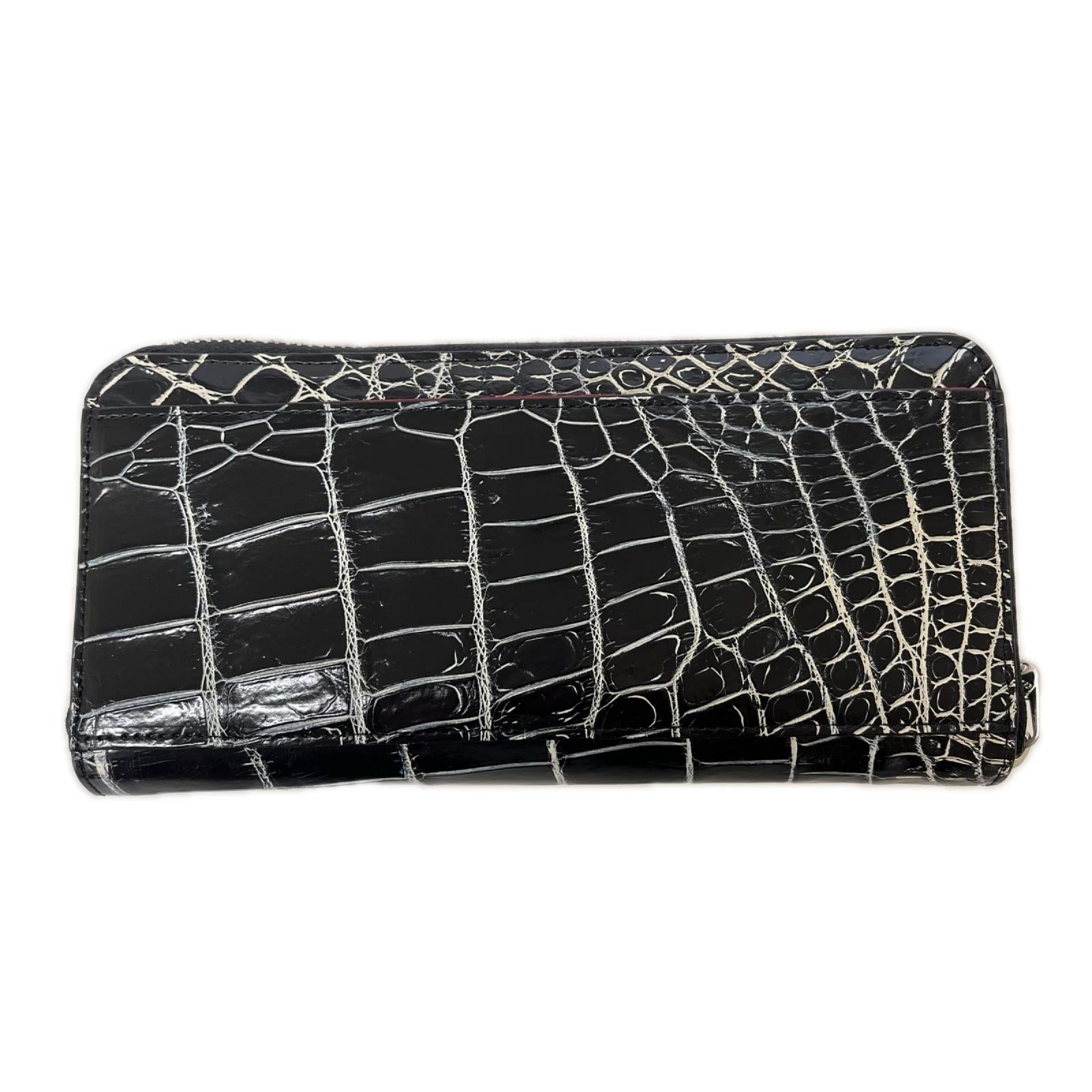 長財布 Stlye Croco クロコ 黒 ブラック