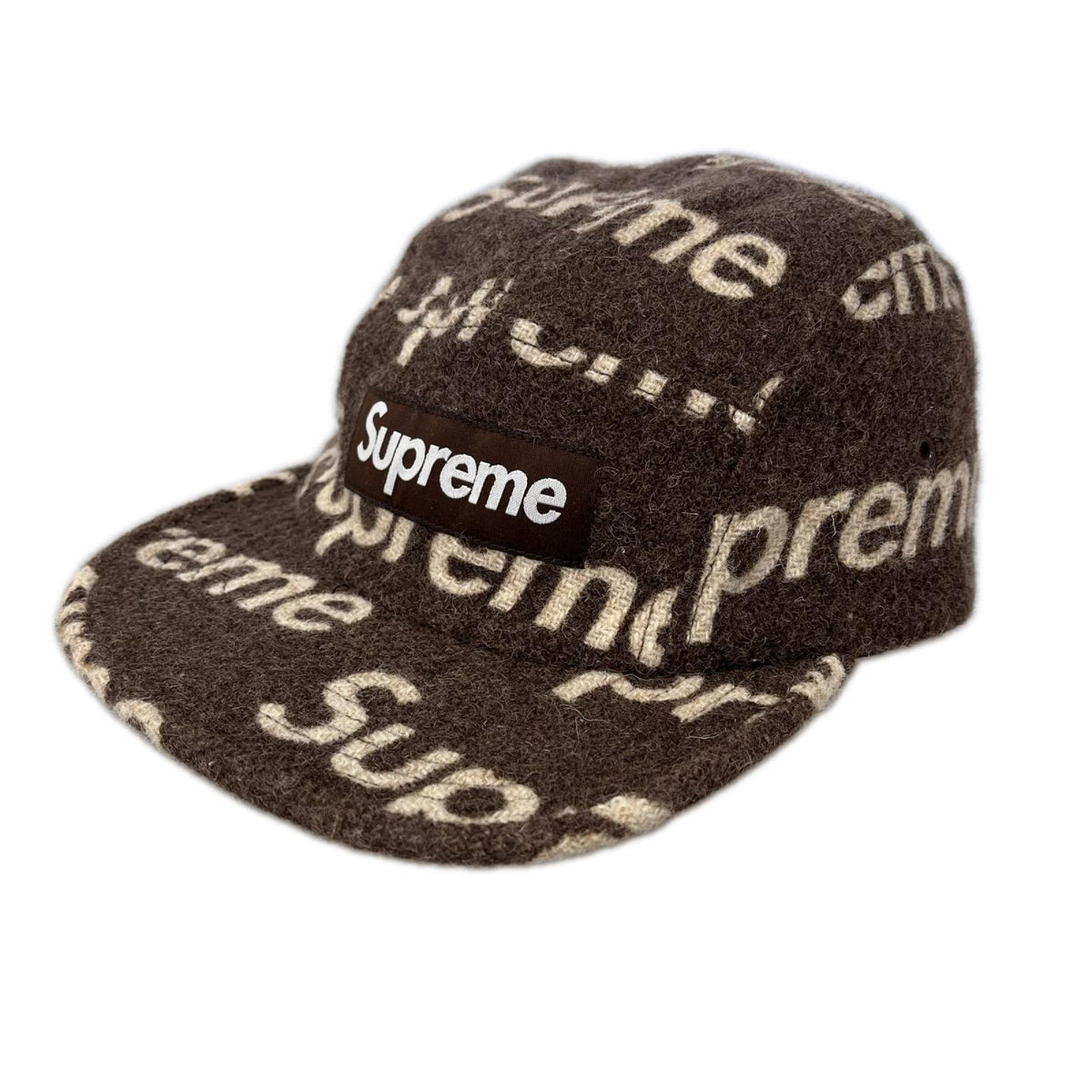 キャップ 18AW Harris Tweed Camp Cap 茶 ブラウン