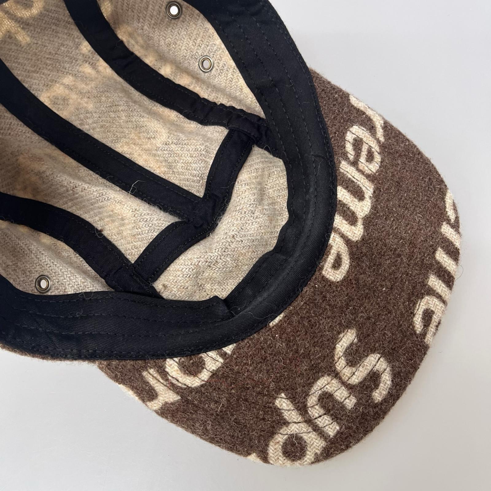 キャップ 18AW Harris Tweed Camp Cap 茶 ブラウン