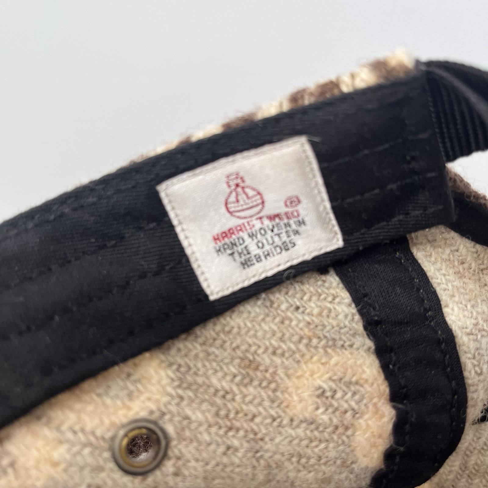 キャップ 18AW Harris Tweed Camp Cap 茶 ブラウン