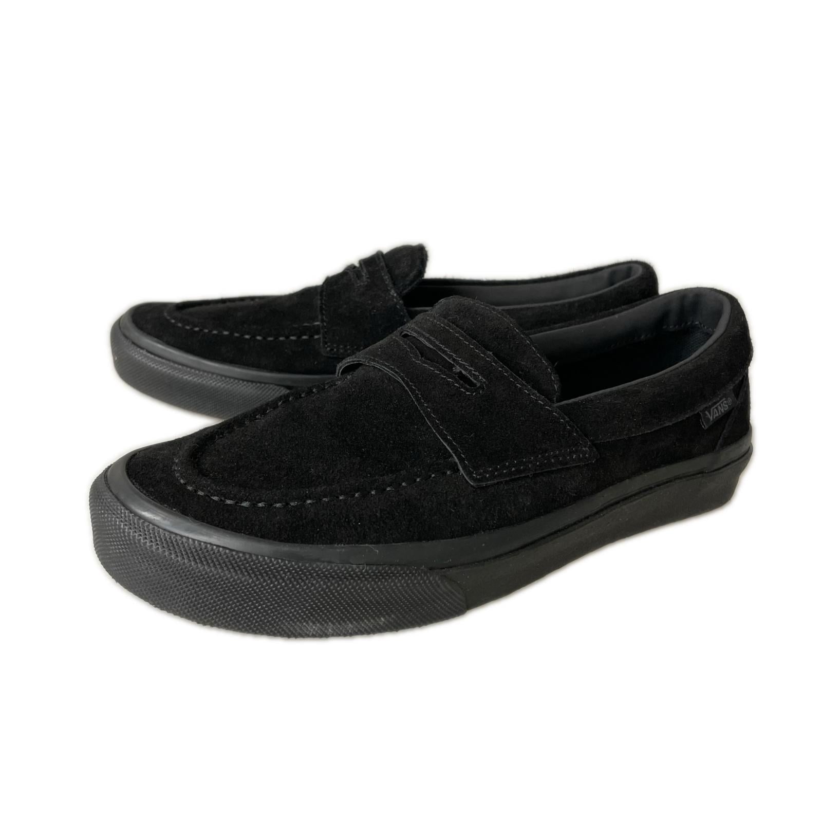 ローファー VANS LOAFER V196CF 黒(24.5) 24.5cm (US6 1/2 UK6 EU39) ブラック