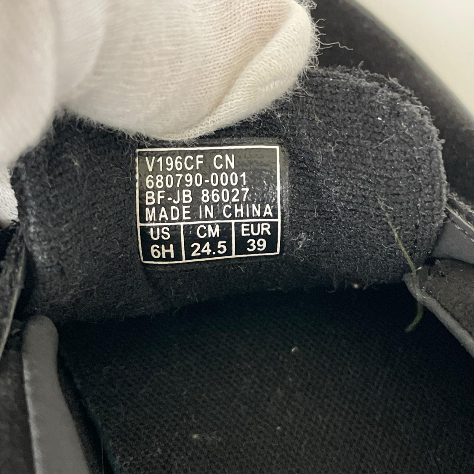 ローファー VANS LOAFER V196CF 黒(24.5) 24.5cm (US6 1/2 UK6 EU39) ブラック
